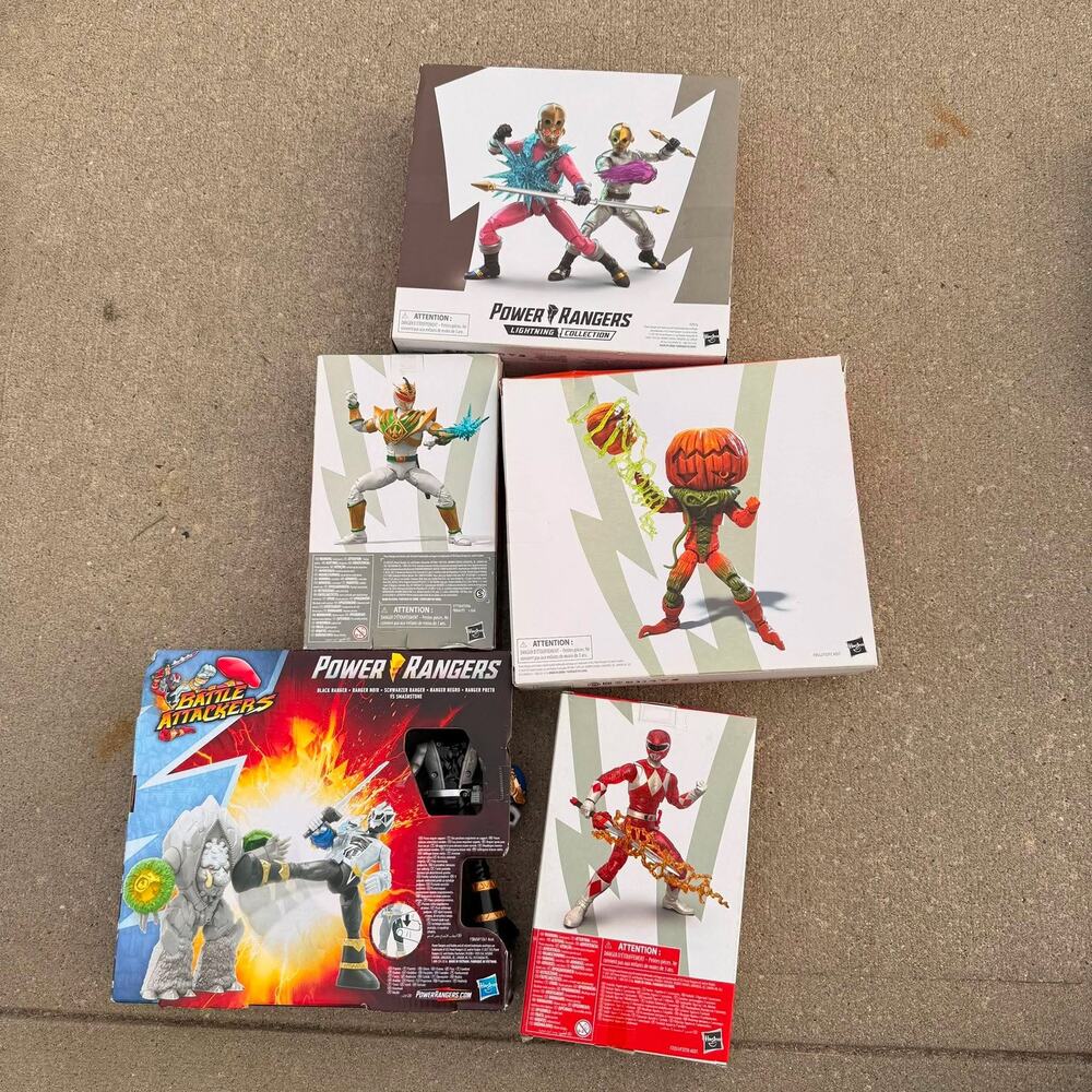 Power Rangers Lightning Collection Figure Lot Lord Drakkon Red Ranger NIB - Picture 4 of 5